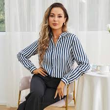 Striped Silk Blouse