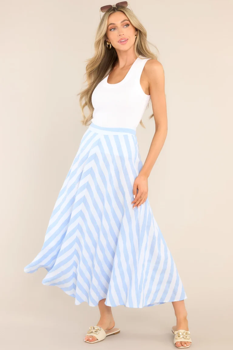 Striped Skirt and Top